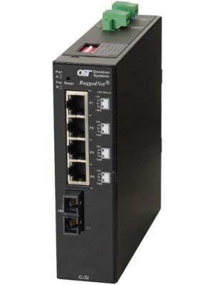 RUGGEDNET G/SI SC MM 550M 850NM 4X 10/100/1000T 1000X 2X DC EXT