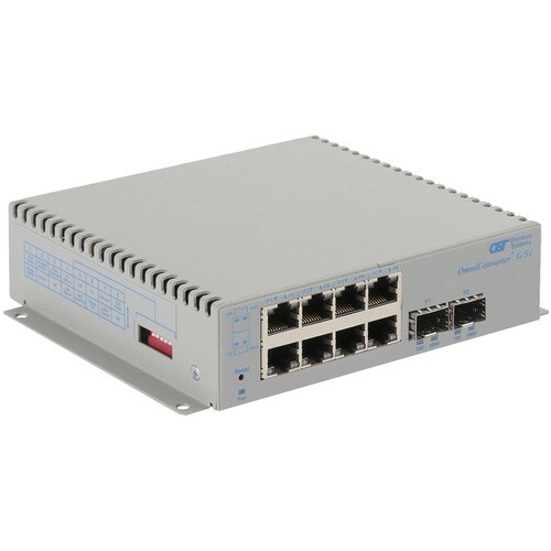 OMNICONVERTER G/SX 2X SFP 8X 10/100/1000T 2X 1000X AC WIDE