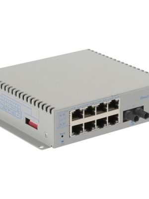 OMNICONVERTER G/SX ST SM 12KM 8X 10/100/1000T TO 1000X DC EXT TMP