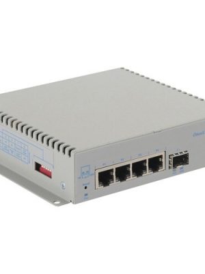 OMNICONVERTER G/M SFP 4X 10/100/1000T 1000X SFP DC