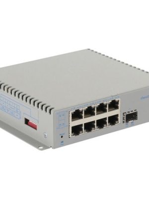 OMNICONVERTER G/M SFP WIDE TEMP 8X 10/100/1000T 1000X SFP DC