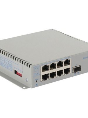 OMNICONVERTER G/M SFP EXT TEMP8X 10/100/1000T 1000X SFP DC