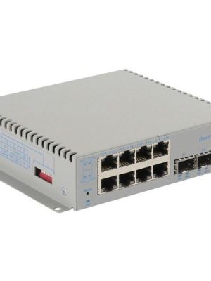 OMNICONVERTER G/M 2X SFP WIDE 8X 10/100/1000T 2X 1000X SFP DC