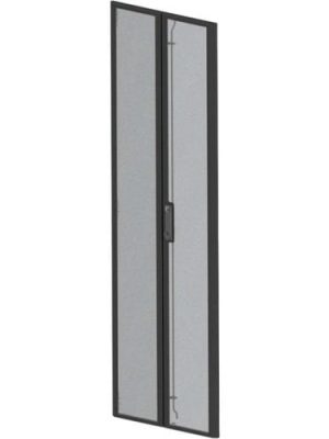 48U X 600W SPLIT PERFORATED DOORS RAL 7021