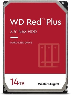 WD 14TB RED PLUS NAS INTERNAL HARD DRIVE 5400 RPM CLASS SATA 6