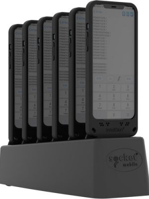 DS800LINEAR BARCODE SLED READER F/ IPHONE XR11 6 BAY CHARGER BNDL