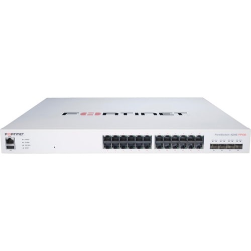 LAYER 2/3 FORTIGATE SWITCH CTLR COMPATIBLE POE+ SWITCH W/24XGE RJ45