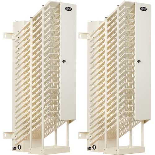 WHITE AC CHARGING STATION 40 DEVICE TOWER OPEN FRAME CHROMEBOOKS