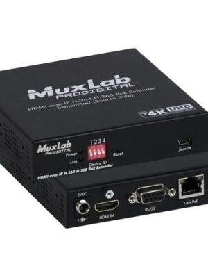 MUXLAB HDMI/DANTE OVER IP POE TRANSMITTER UHD-4K
