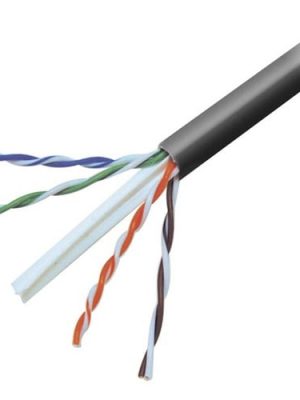 1000FT BULK CAT6 ORG GIGABIT SOLID 24AWG PLENUM CABLE 4PR