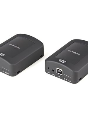 1 PORT USB 2.0 EXTENDER HUB USB-A OVER CAT5/6 ETHERNET RJ45