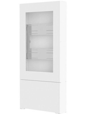 49IN PORTRAIT FLOOR KIOSK WHITE