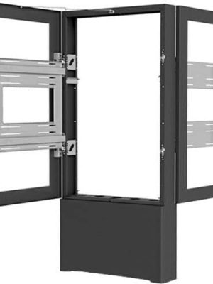 50IN B2B PORTRAIT FLOOR KIOSK BLACK