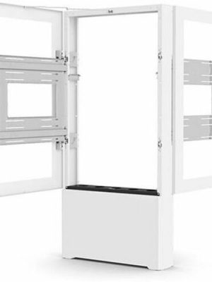 50IN B2B PORTRAIT FLOOR KIOSK WHITE