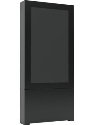 55IN PORTRAIT FLOOR KIOSK BLACK