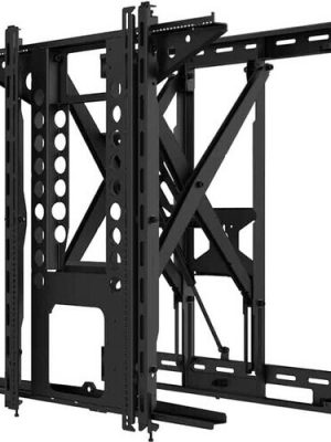 LARGE FORMAT PRESS AND RELEASE POP OUT MOUNT FLAT PANEL DISPLAYS
