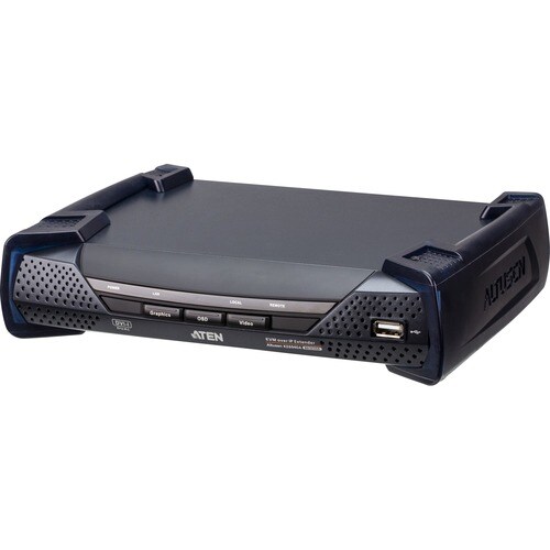 USB LINK DVI-I DUAL DISPLAY KVM OVER IP RECEIVER AUDIO SERIAL