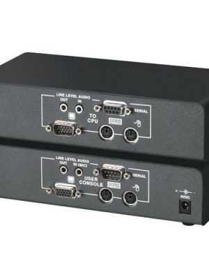 KVM EXTENDER VGA PS/2 RS232 AUD IO SINGLE-ACCESS CATX