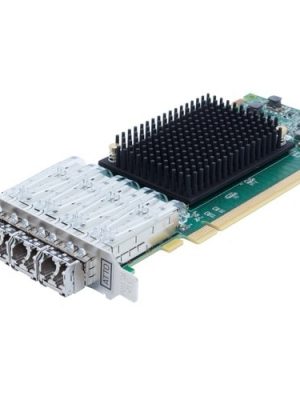 QUAD CHN 32GB GEN 7 FC TO X8 PCIE3.0 ADAPTER LOW PROFILE LC SFP+