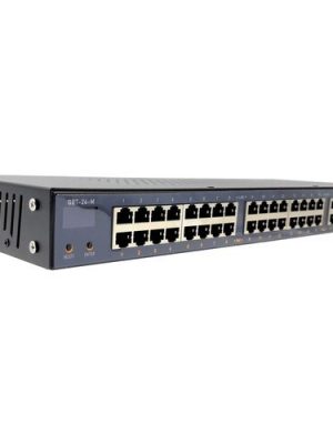 POE INJECTOR - GIGABIT 24 PORT 802.3BT ONBOARD OLED MANAGED NO PSU
