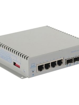 OMNICONVERTER 10G/M SWITCH DC 2X1G/10G SFP+ TO 8X 10/100/1000T