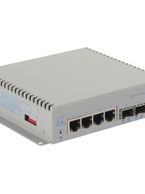 OMNICONVERTER 10G/SX SWITCH DC2X1G/10G SFP+ TO 4X 10/100/1000T