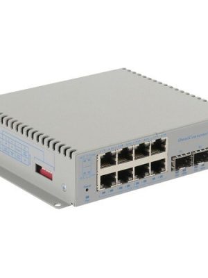 OMNICONVERTER 10GPOE+/M AC WT 2X1G/10G SFP+ TO 8X 10/100/1000T