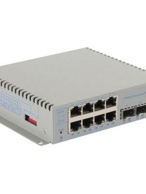 OMNICONVERTER 10GPOE+/SX AC 2X 1G/10G SFP+ TO 8X 10/100/1000T