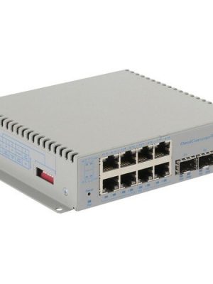 OMNICONVERTER 10GPOE+/SX DC 2X1G/10G SFP+ TO 8X 10/100/1000T