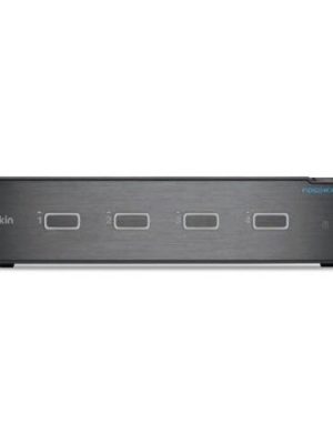 4-PORT DUAL HEAD DP/HDMI TO DP/HDMI VIDEO SECURE DT KVM SWITCH