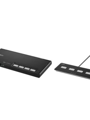4-PORT DUAL HEAD DVI MODULAR SECURE KVM SWITCH PP4.0 W/REMOTE