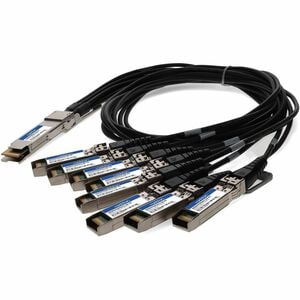 Addon MSA AND TAA COMP DAC 2.5M 400GBASE-CU QSFP-DD 400G TO 8XSFP28 QDD8SFP56PDAC2-5M-AO