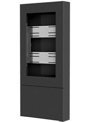 43IN PORTRAIT FLOOR KIOSK BLACK
