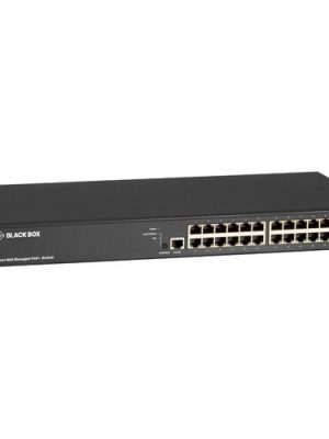 MGD POE+ SWITCH - 24 10/100/ 1000 RJ45 POE+ 4 100/1000 SFP+