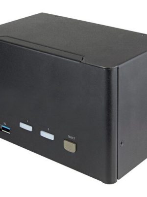 2 PORT DISPLAYPORT KVM SWITCH QUAD MONITOR DP 4K KVM SWITCH HUB