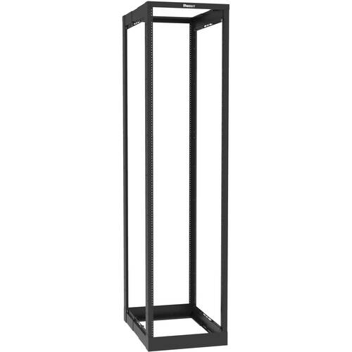 23-42IN 45RU 4POST RACK ADJ DEPTH CAGE NUT RAILS BLACK