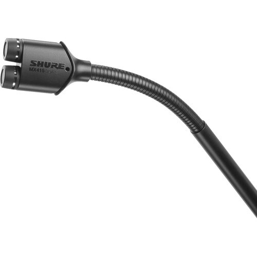 SHURE MX415DUAL/C CONDENSER MIC DUAL CARTRIDGE GOOSENECK CARDIOID