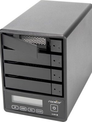 32TB 4X8TB ROCPRO U35 RAID USB 3.2 GEN 2 72K 5GBPS RAID 0/5/JBOD