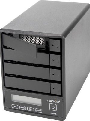 16TB 4X4TB ROCPRO U35 RAID SSD USB 3.2 GEN 2 5GBPS RAID 0/5/JBOD