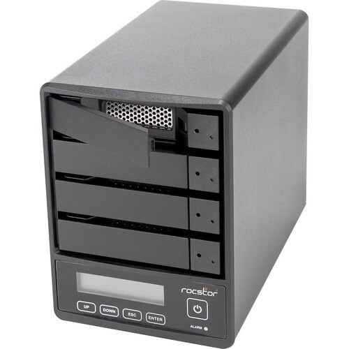 32TB 4X8TB ROCPRO U35 RAID SSD USB 3.2 GEN 2 5GBPS RAID 0/5/JBOD