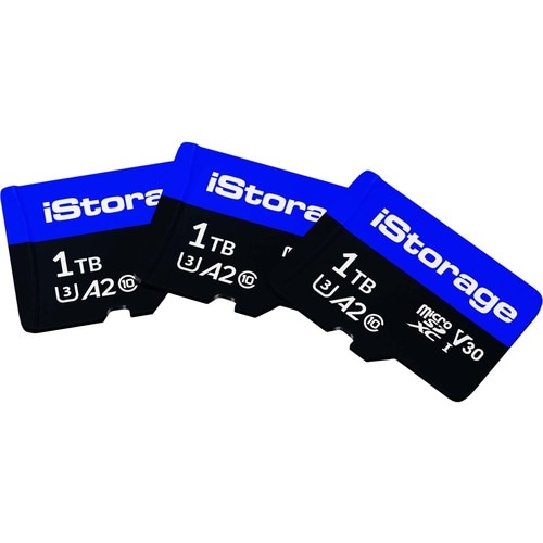 ISTORAGE MICROSD CARD 1TB 3 PACK