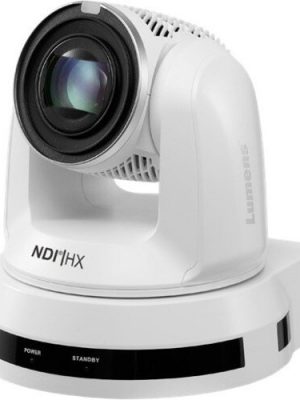 LUMENS NDI 30X OP. ZM 4K IP PTZ VID CAM WHT