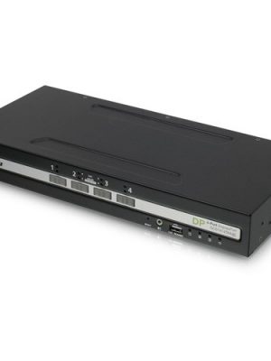 4-PORT SINGLE VIEW SECURE KVM SWITCH W/DISPLPORT/HDMI/AUDCAC SUP