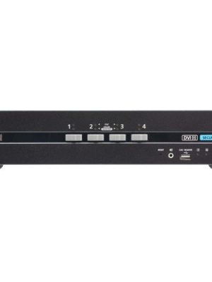 4-PORT USB DVI DUAL DISPLAY PP4.0 SECURE KVM W/ CAC SUPPORT