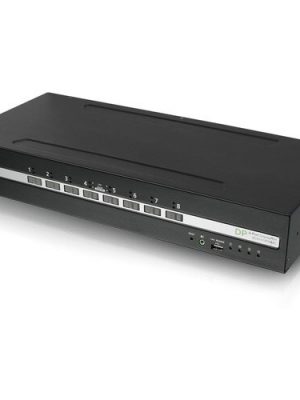 8-PORT SINGLE VIEW DISPLAYPORT SECURE KVM SWITCH W/AUDIO