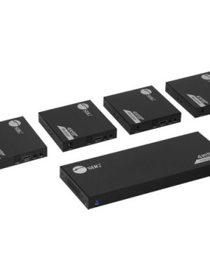 1X4 4K 60HZHDMISPLITTEROVERCAT6 EXTENDER W/ LOOPOUT IR ARC  RS-232