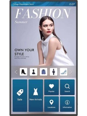 55IN INTERACTIVE SIGNAGE SMARTSIGNAGE 3840X2160 IPS 40 NITS