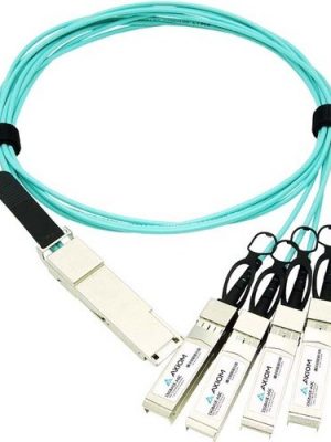 40GBASE-AOC QSFP+ TO 4 SFP+ ACTIVE OPTICAL BREAKOUT CABLE