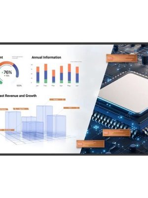 75IN 4K SMART SIGNAGE W/OPS SLT BLACK 3840X2160 400 NITS SPKR 10WX2