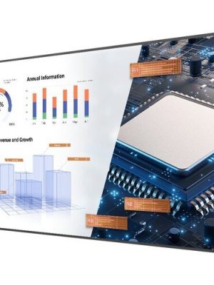 86IN 4K SMART SIGNAGE W/OPS SLT BLACK 3840X2160 400 NITS SPKR 10WX2